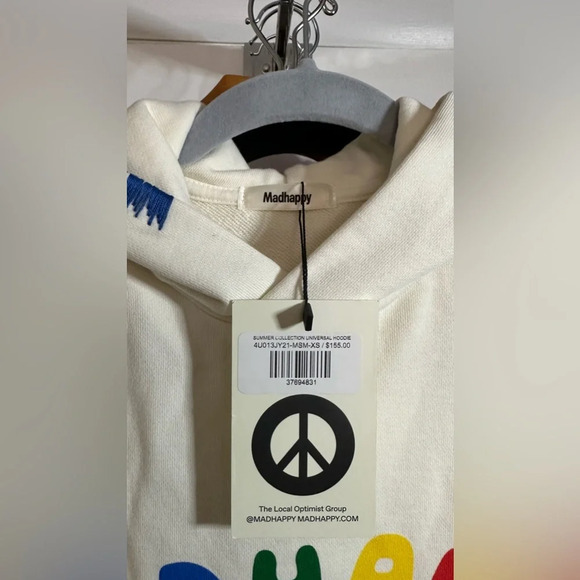 NWT MadHappy Outdoor Summer Collection Universal Hoodie XS - Picture 3 of 7